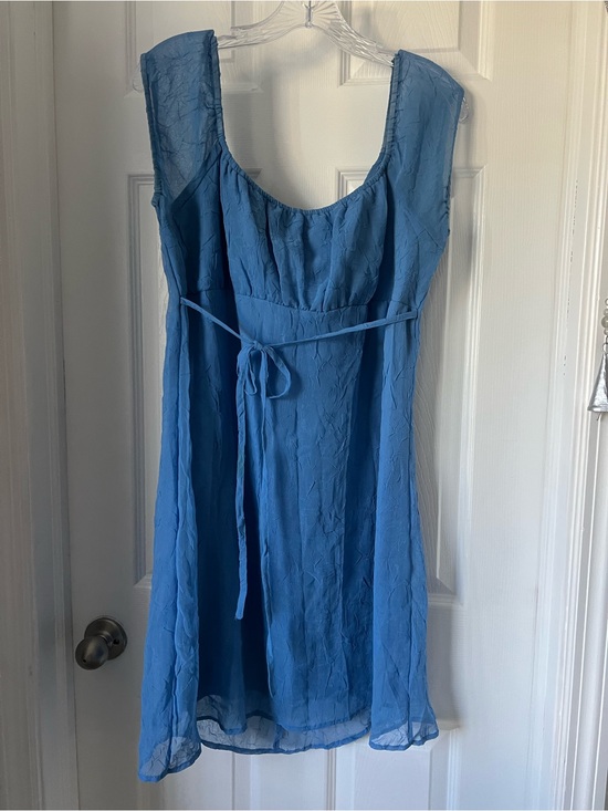 No Boundaries Dresses & Skirts - No Boundaries Blue Chiffon Dress